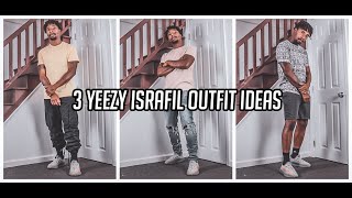 3 Yeezy Israfil Outfits Ideas [upl. by Linnet571]