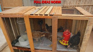 COMO HACER JAULA PARA POLLOS  Como hacer gallinero para gallinas  chicken coop ideas [upl. by Eed136]