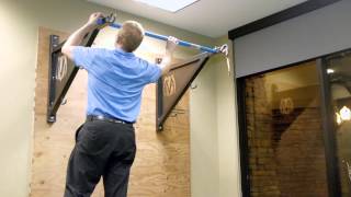 MoveStrong pullup bracket install on drywall [upl. by Hsirehc325]