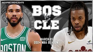 Boston Celtics vs Cleveland Cavaliers Full Game Highlights  Mar 5  2024 NBA Season [upl. by Esoranna]