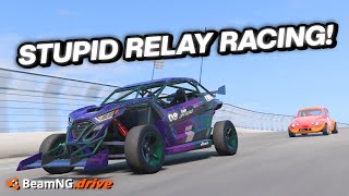 A short fun relay tournament  BeamNG  BeamMP [upl. by Ydahs]