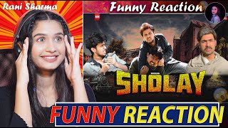 SHOLAY Round2hell R2h  Funny Reaction by Rani Sharma [upl. by Andryc]