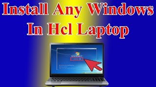 Install Windows 7 In Hcl Laptop L 1114 From Usb Pendrive [upl. by Grevera]