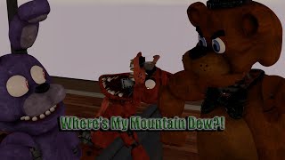 SFM FNAF Freddys Rages Over Mountain Dew [upl. by Ahtikal]