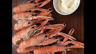 How to cook Scottish Langoustines [upl. by Arinay]