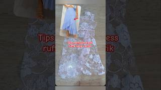 Dress Ruffle smartsewing shortvideo sewingtipsandtricks sewinghacks sewingtechniques [upl. by Spada]