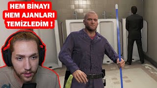 TEMİZLİKÇİ KILIĞINDA AJAN BİNASINA GİRMEK  GTA 5 17 BÖLÜM [upl. by Enirok133]