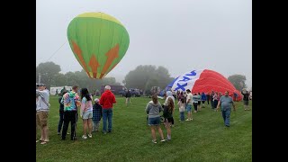 LewistonAuburn Balloon Festival first launch is scheduled for 6 am Friday [upl. by Akinom]