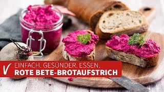 KochheldenTV präsentiert Der Rote BeteBrotaufstrich selbstgemacht  Rezept [upl. by Lyris]