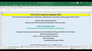 ICD 10 PCS CodeLink Section X New Technology Coding Example [upl. by Otilrac]