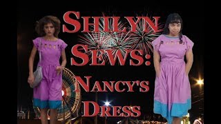 Dolman Sleeve Pattern aka Making Nancys Purple Cutout Dress from Stranger Things [upl. by Yaral]