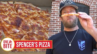 Barstool Pizza Review  Spencers Pizza Abington MA presented by Proper Wild [upl. by Aneeram]