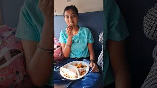 Train me khana khaya 🤩😋 renuvlog minivlog shorts trending vlog funny [upl. by Yelena]