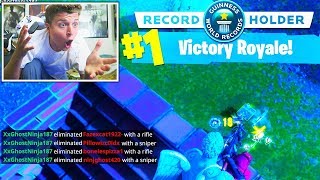 Fortnite SOLO Win Streak  New quotClingerquot Grenades Update Fortnite Battle Royale Live Gameplay [upl. by Nnagem]