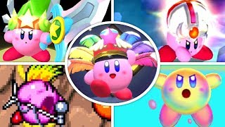 Evolution of Super Copy Abilities in Kirby Games 1993  2018 [upl. by Anyalram]