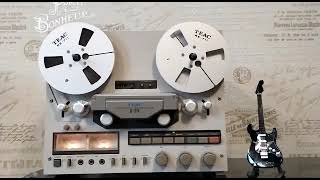 the review of the reeltoreel tape recorder teac x7r [upl. by Neelhtac]