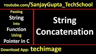 String concatenation by passing string into function using pointer in c programming [upl. by Bellina]