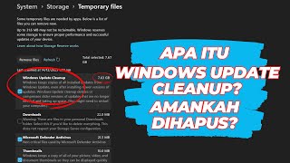 Apa Itu Windows Update Cleanup Amankah Dihapus [upl. by Massie326]