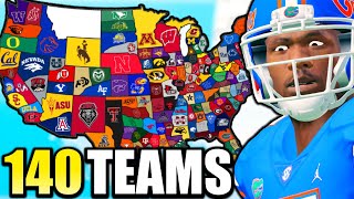 College Football Imperialism With NEW Teams [upl. by Refinej112]