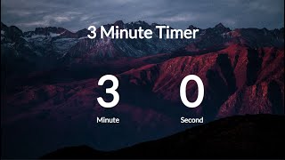 3 Minute Timer [upl. by Grof]