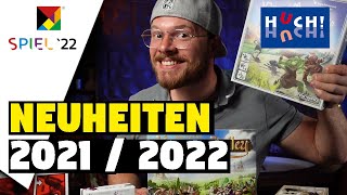 Alle Brettspiele von HUCH 20212022  SPIEL Messe [upl. by Atinet989]