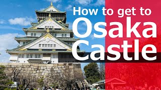 The way to Osaka Castle │ From Naknai Namba Station [upl. by Gotthard]