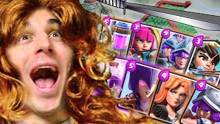 CLASH ROYALE  IL RITORNO DELLA SASCHA GAMER MAZZO SOLO DONNE [upl. by Car]