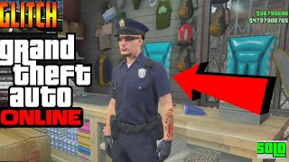 Glitch tenue police nouveau dlc cops gta 5  solo et ami [upl. by Rennoc569]