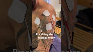 Electro therapy for the delts [upl. by Siuqcram]