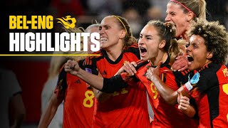 Belgium 32 England  STUNNING VICTORY 🤯  Womens Nations League [upl. by Einaled]