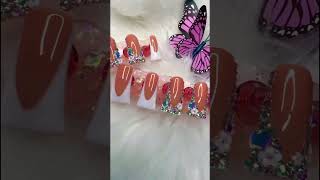 can’t go wrong with a frenchie nails pressonails nailart pressonnailset naildesign nailtech [upl. by Ailahs]