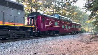 Menzies Vista shuttling down the Pinehurst to join the other varnish 535pm Monday 1028 [upl. by Lyman]