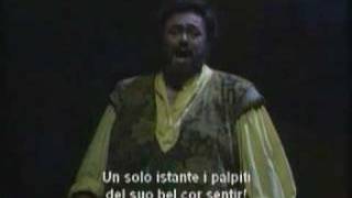 Luciano Pavarotti  Una Furtiva Lagrima [upl. by Dorahs125]