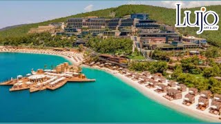 LUJO 5 HOTEL  Jacuzzi Deluxe Terrace Room with sea view Turkey Bodrum2022 lujo turkey [upl. by Assilam387]