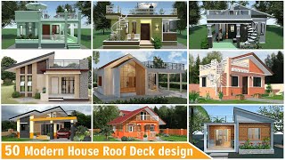 Best modern small house with Roof Deck Design Ideas [upl. by Assyl]