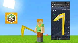 Cách tạo Vũ Khí 3D trong Minecraft PE  Minecraft addons maker  Blockbench [upl. by Kudva]