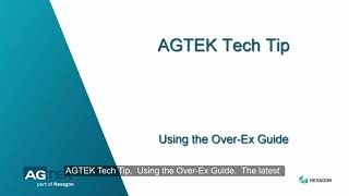 Tech Tip  Using the OverEx Guide [upl. by Yssac]