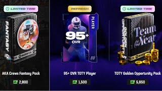 OPENING BOTH AKA CREWS FANTASY amp TOTY GOLDEN OPPORTUNITY PACK  IS IT WORTH IT [upl. by Inatirb]