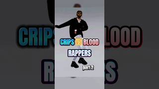 Crips Vs Bloods rappers🥶 pt 2 nlechoppa hiphop chrisbrown [upl. by Reifel]