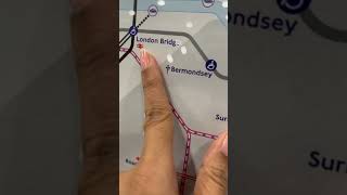 Aprendendo na Prática com o Mapa do Metrô de Londres intercambioemlondres londres [upl. by Aylad]