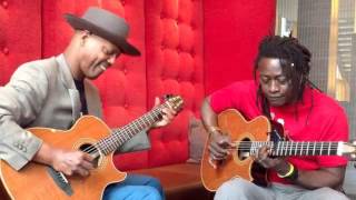 New guitars for Eric Bibb and Habib Koite [upl. by Rube]