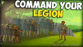 Command Your Own Legion  First Look at Never Second in Rome [upl. by Ahsaercal]