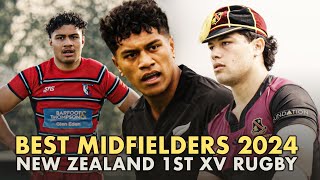 The best midfielders in New Zealand schoolboy rugby 2024 [upl. by Mulvihill68]