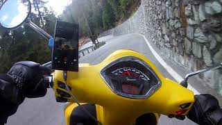 Abfahrt vom Stilfser Joch Vespa GTS 300 [upl. by Lauter]