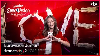 LEurovision Junior 2023 cest dimanche 26 novembre à 16h sur France 2 avec Zoé et son tube quotCoeurquot [upl. by Rriocard138]