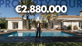 €288M  Cozy Beachside Villa in Marbesa Marbella East  Drumelia Real Estate [upl. by Tenaj]