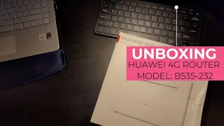 HUAWEI 4G ROUTER MODEL B535232 [upl. by Tratner]