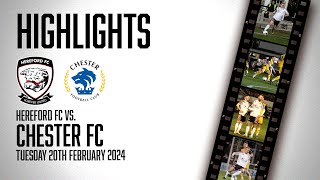 HIGHLIGHTS  Hereford 11 Chester [upl. by Wesa]