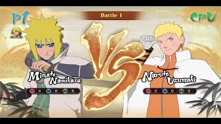 Minato Reanimation vs Naruto Hokage  Naruto Storm Connections [upl. by Cilla]