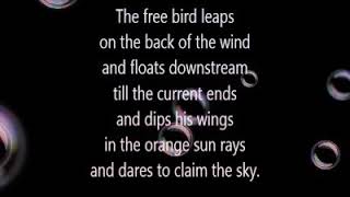 Caged Bird by Maya Angelou [upl. by Ivgnout]